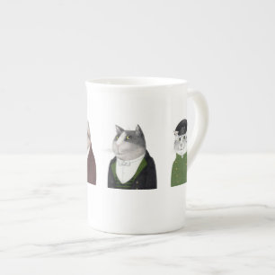 MEN CATS Bone China Mug