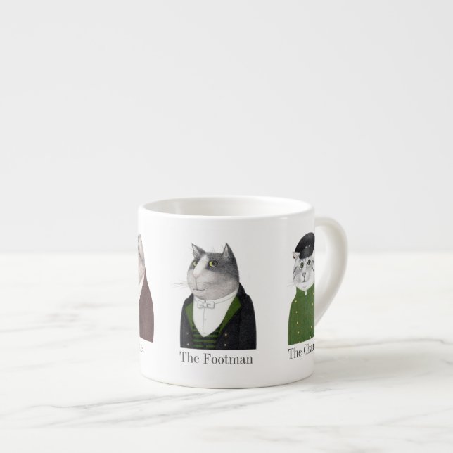 MEN CATS Espresso Cup + Text (Front Right)