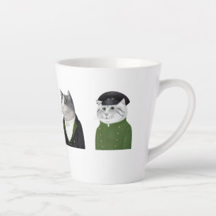 MEN CATS Latte Mug