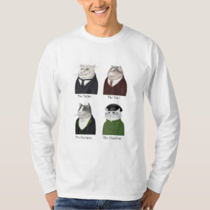 MEN CATS Men's Basic Long Sleeve T-Shirt 
