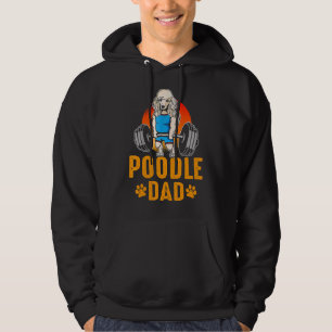 Men Cute Poodle Dad Poodle Dog Hoodie