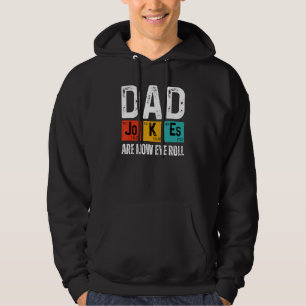 Men Dad Jokers Are Now Eye Roll Fathers Day Vintag Hoodie