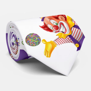 Men Designer Ties Clown