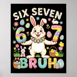 Men Easter Day Bruh 67 Meme Poster