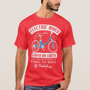 Men ebike women bicycle Mountainbike ebiker for a T-Shirt