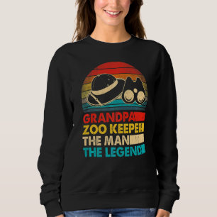 Men Father's Day Grandpa Zoo Keeper The Man The Le Sweatshirt