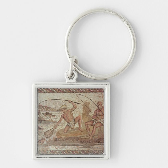 Men fishing on the Nile Keychain (Front)