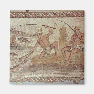 Men fishing on the Nile Magnet