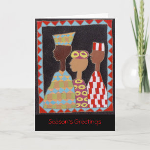 Men From Afar Greeting Card