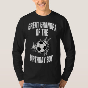 Men Great Grandpa Of The Birthday Boy Soccer Team T-Shirt