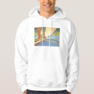 'Men in Outrigger Canoe' - Arman Manookian Hoodie