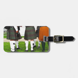 Men In Skirts Luggage Tag