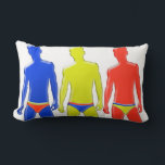 Men in Underwear Pillow<br><div class="desc">Men in Underwear Pillow</div>