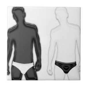 Men in Underwear Tile
