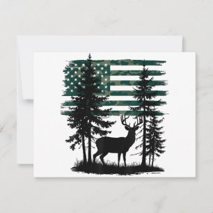 Men Kids Boys Hunting Shirt Deer Hunters Toddler C Holiday Card
