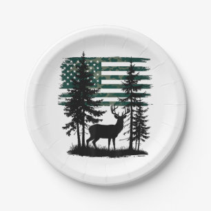 Men Kids Boys Hunting Shirt Deer Hunters Toddler C Paper Plate