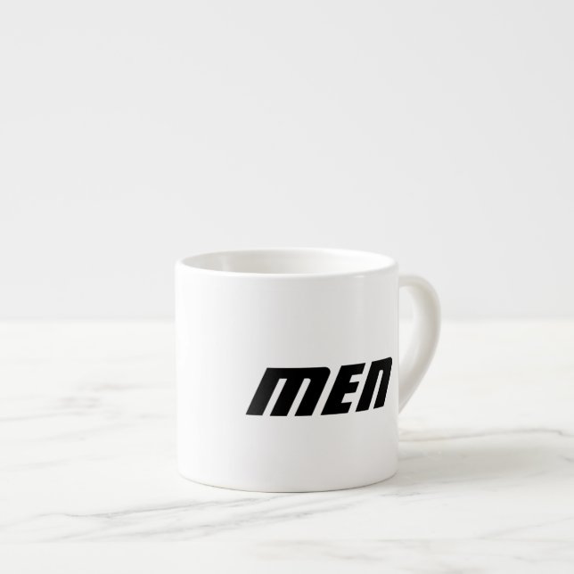 Men Name Text Printed Drinkware-Cup Kitchen Cool Espresso Cup (Front Right)