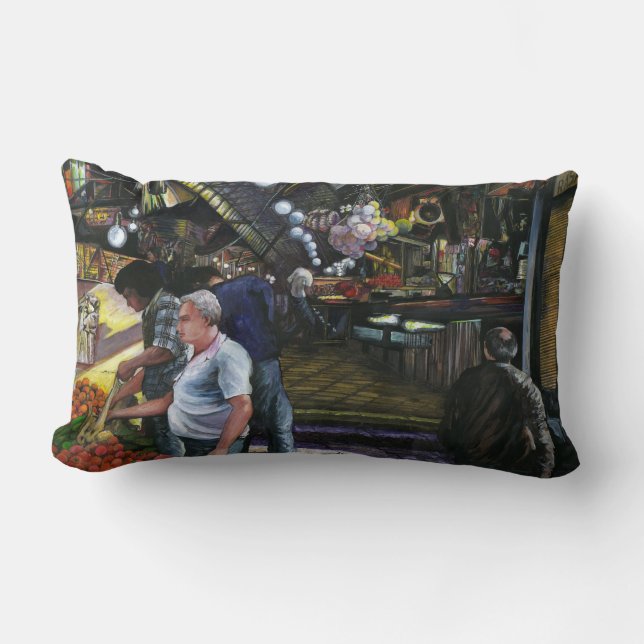 Men of Commerce, Jerusalem Lumbar Pillow (Front)