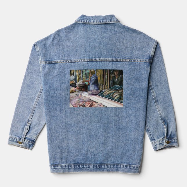 Men of Desert, Gifts of the Sea, Jerusalem Denim Jacket (Back)