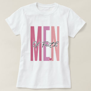 Men of Faith Inspirational T-shirt Design