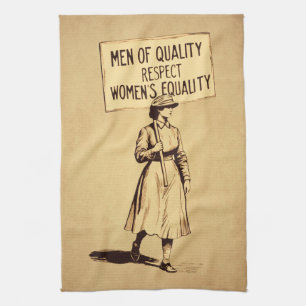 Men of Quality Respect Womens Equality Kitchen Towel
