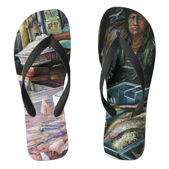 Men of the Desert, Gifts of the Sea, Jerusalem Flip Flops (Footbed)