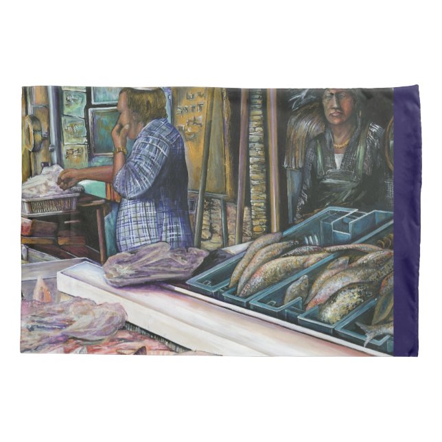 Men of the Desert, Gifts of the Sea, Jerusalem Pillowcase (Back)