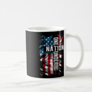 Men One National Under God 4th Of July Men Women Coffee Mug