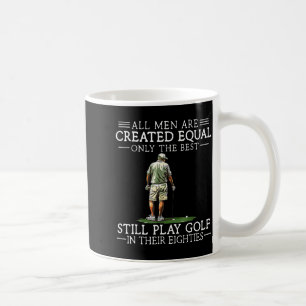 Men Play Golf Eighties Funny Golfer Golfing  Coffee Mug