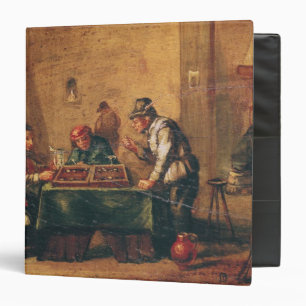 Men Playing Backgammon in a Tavern Binder