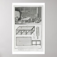 Men playing billiards, from the 'Encyclopedie des