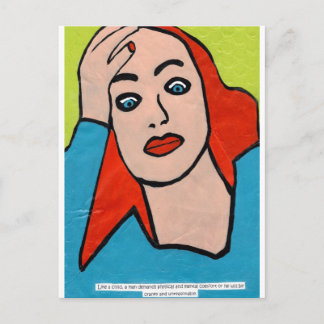 Men! Postcard