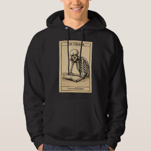 Men’s Black Skeleton Illustration Hoodie