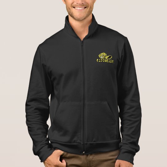 Men’s Black & Yellow CapoHeads Fleece Jacket