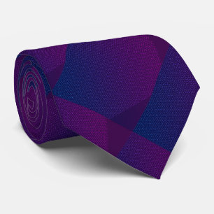 Men’s Fusion Purple Fuchsia Pattern Neck Tie