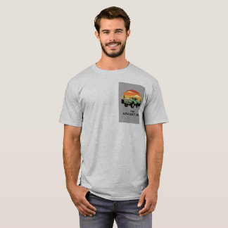 Men’s Grey Adventure Graphic Printed T-Shirt