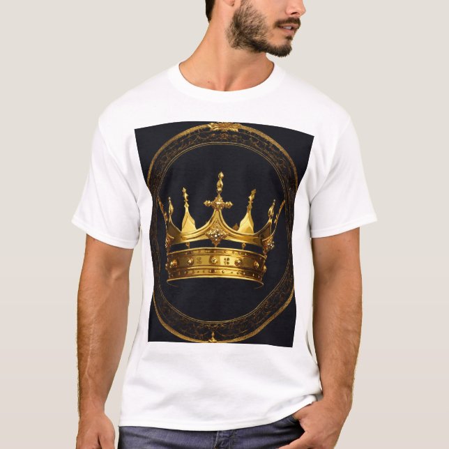 Men’s King Logo T-Shirt | Crown Royal Style Tee (Front)