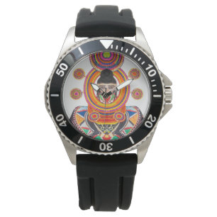 MEN"S WATCH Art by Davey AFRICANA SOLAR SYSTEM