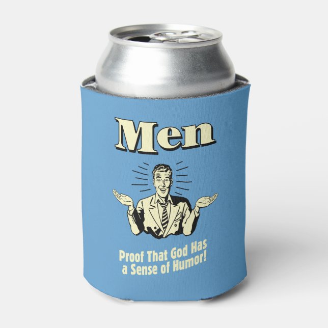 Men: Sense Of Humour Can Cooler (Can Front)