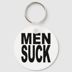 Men Suck Keychain