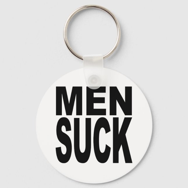 Men Suck Keychain (Front)