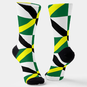 Men sustainable crew socks with flag of Monterey
