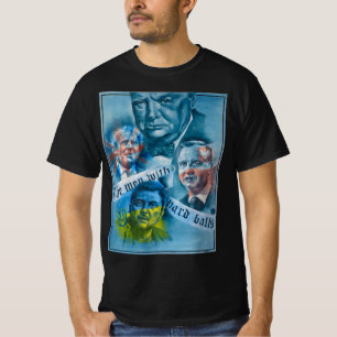Men T-shirt with a fine art printing
