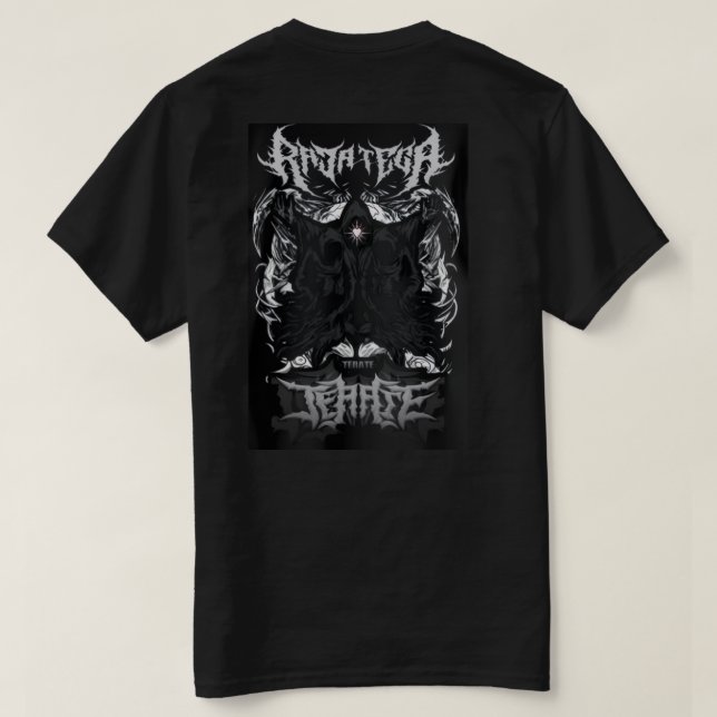 men t-shirt with design (Design Back)