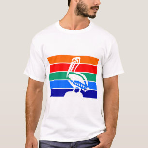 Men T Shirt with Flag of St. Petersburg, Florida