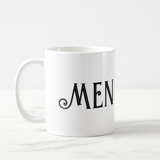 Men Text Valeria font Drinkware Classic Tea Coffee Coffee Mug (Left)
