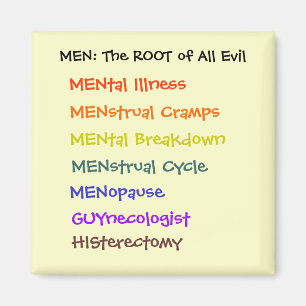 MEN: The Root of All Evil Magnet