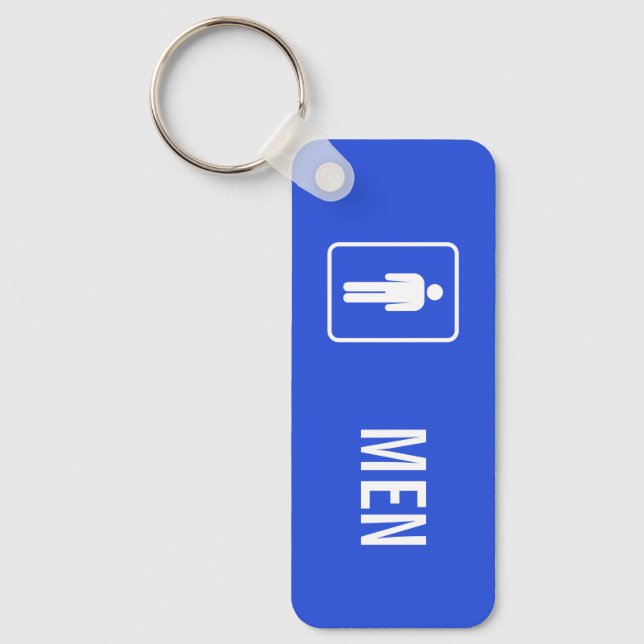 Men Toilet Keychain (Front)