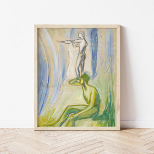 Men Turning Towards the Sun   Edvard Munch Poster
