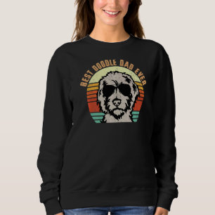 Men Vintage Best Doodle Dad Ever Goldendoodle Dad Sweatshirt